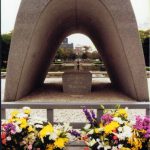 The Memorial Cenotaph is near the center of the park.