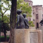 One of several monuments to children killed in the bombing.