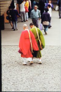 Buddhist costumes.