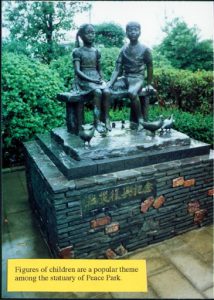 Hypocenter Museum children’s memorial.