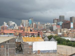 Skyline of Joburg.