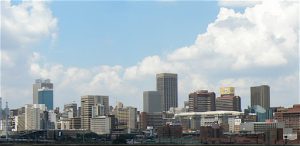 Skyline of Joburg.