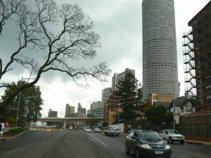 The 173-meter Ponte City Apartments on Lily Avenue (built 1975,