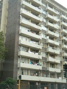 Central Joburg downtown apartments.