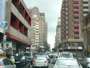 Along a Joburg main street; drug dealers are not uncommon