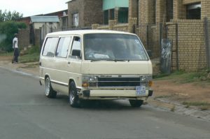 Minibuses are the most common form of transport since most