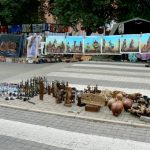 Souvenirs for sale outside the Pierterson Museum.