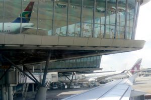 Johannesburg airport.