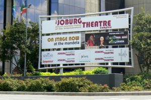 Joburg Theatre marquee.