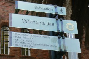 Entry sign to the Women’s Jail.
