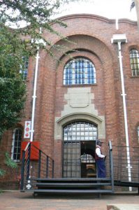 Front entry to the Women’s Jail. The graceful appearance of