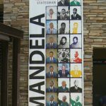 Mandela exhibit in the Apartheid Museum.