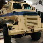 Apartheid Museum: Menacing police vehicle used to chase down disobedient
