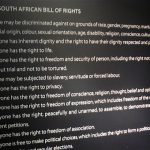 Apartheid Museum: RSA Bill of Rights.