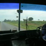 Bus ride to Ilha de Mocambique.