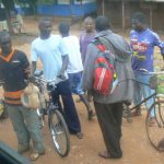 Bicycles are the main form of transportation in rural areas.