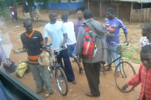 Bicycles are the main form of transportation in rural areas.