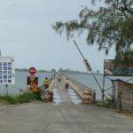 Narrow one-lane 3km bridge to Ilha de Mocambique, built in