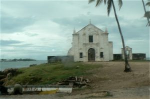 Old colonial Church of Santo António on Ilha de Mocambique.