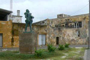 About two-thirds of the island is the old Portuguese "stone