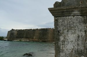 Portuguese San Sebastian fortress built 16th century.