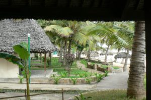 Beach scene at Nautilus Beach Hotel.