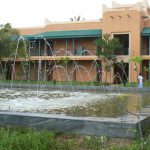 Fountain at Clube Naval.