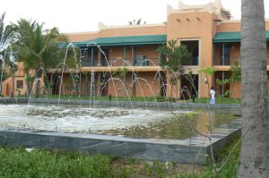 Fountain at Clube Naval.