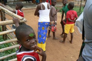 Children at Arcos-Iris Ministries orphanage; there are about 200 children