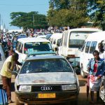 Arriving in the capital of Malawi, Lilongwe minibus station is