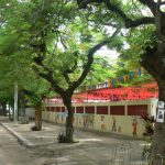 Primary school exterior wall.