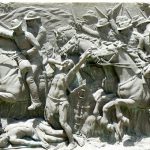 Maputo Fort relief depicting defeat of the natives by Portuguese