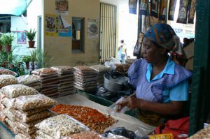 Central Municipal market peanut vendor.