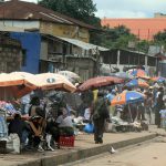 Street market.