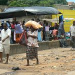 Street market.