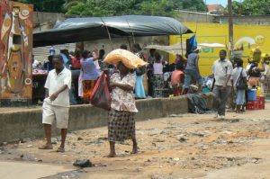 Street market.