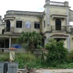 Abandoned elegant Portuguese mansion.