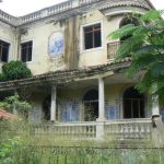 Abandoned elegant Portuguese mansion.