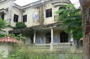 Abandoned elegant Portuguese mansion.