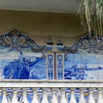 Tile mosaics in an abandoned Portuguese mansion.