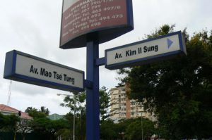 Street names left over from Mozambique’s socialist days.