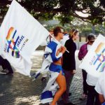 Image from the opening ceremony of Gay Games VI in