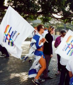 Image from the opening ceremony of Gay Games VI in