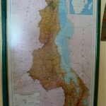 Map of Malawi showing the enormous Lake Malawi or Lake