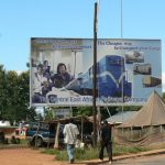 Along the road to Malawi’s capital Lilongwe: a billboard boasts