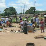 Along the road to Malawi’s capital Lilongwe: a rural market.