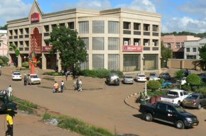 Lilongwe is not especially picturesque with basic functional buildings; here