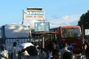 One of two international big-bus stations.