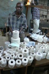 String and thread at the Lilongwe market.