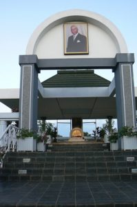 On the outskirts of Lilongwe is the mausoleum and memorial